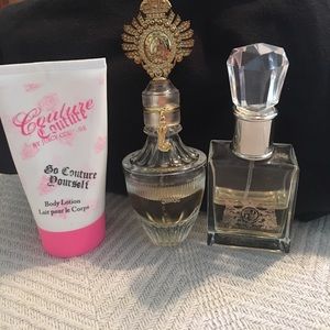 Juicy couture perfumes and lotion
