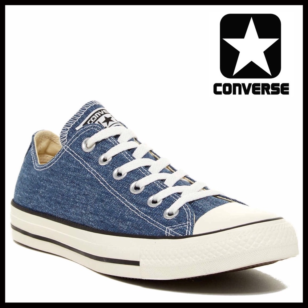 ❗️1-HOUR SALE❗️CONVERSE SNEAKERS WASHED DENIM OX - Picture 7 of 7