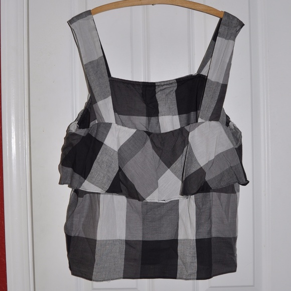 3/$25 New WHO WHAT WEAR Buffalo Plaid Tank Top C4 - Picture 6 of 8
