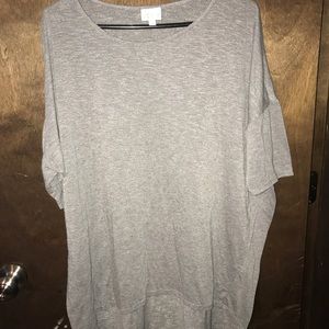 Large Dark Grey heathered IRMA, Lularoe
