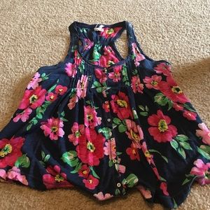 Aeropostale Floral Flowy Tank