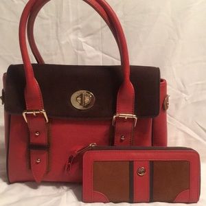 ✨Authentic Spartina 445 Handbag w/ matching wallet