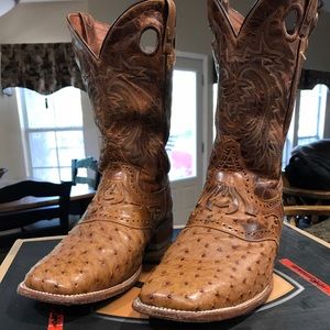 Rocky Legend Full Quill Ostrich Boots Wide