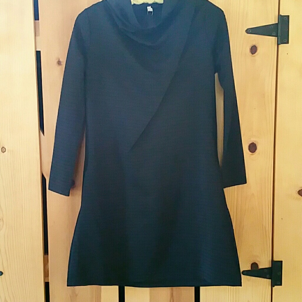 Black mini dress