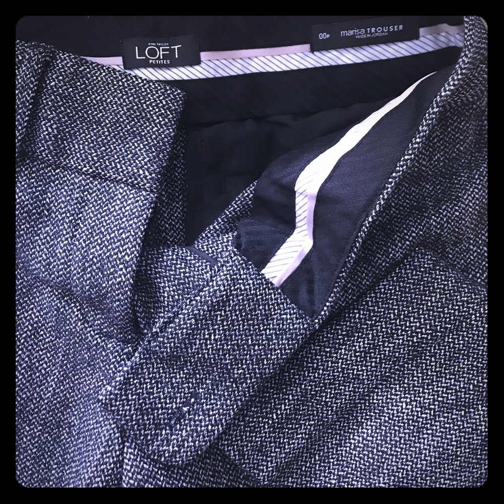 Tweed Loft Trousers: Size 00p