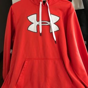 Orange UA storm sweatshirt