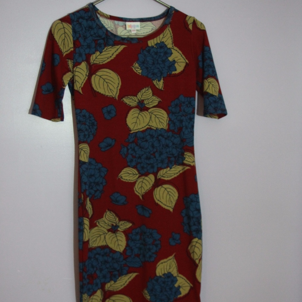 Lularoe Julia Floral Fall print