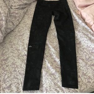 ALO Yoga Black Haze Leggings