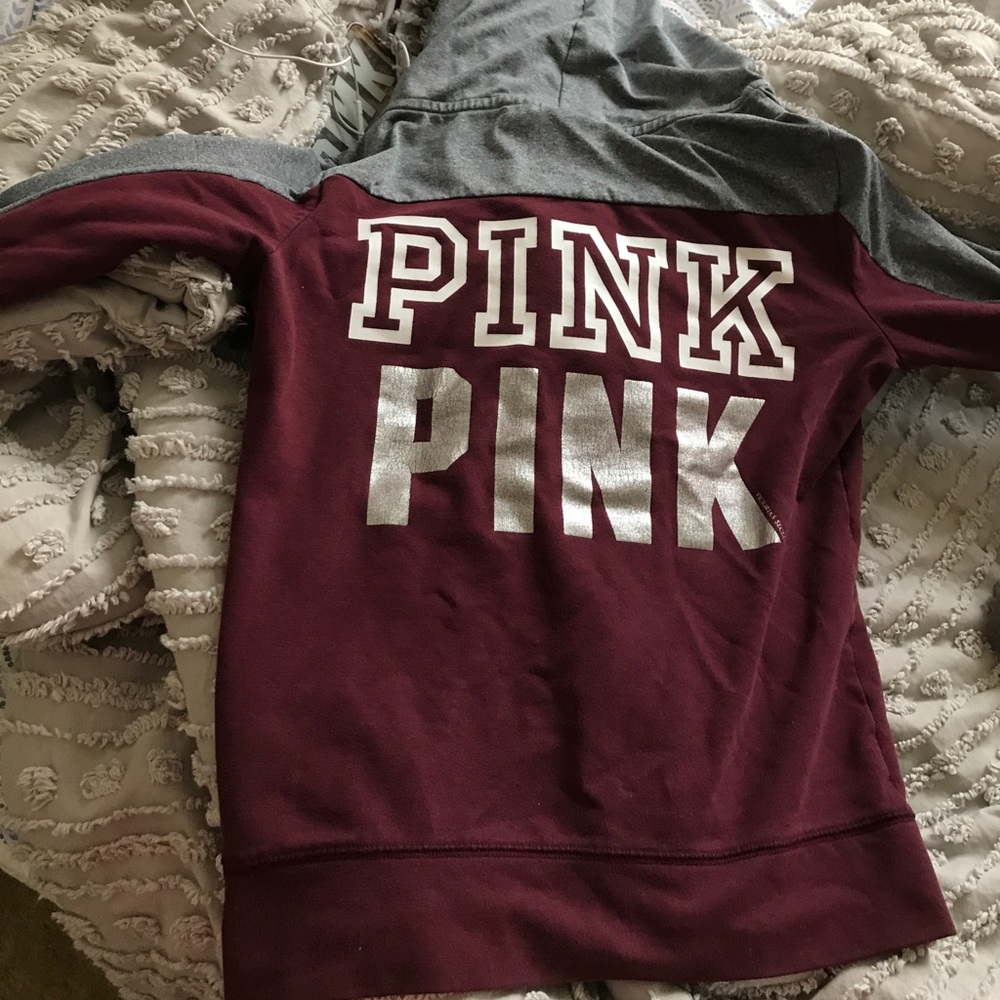 VS Pink hoodie fits size Small or XS