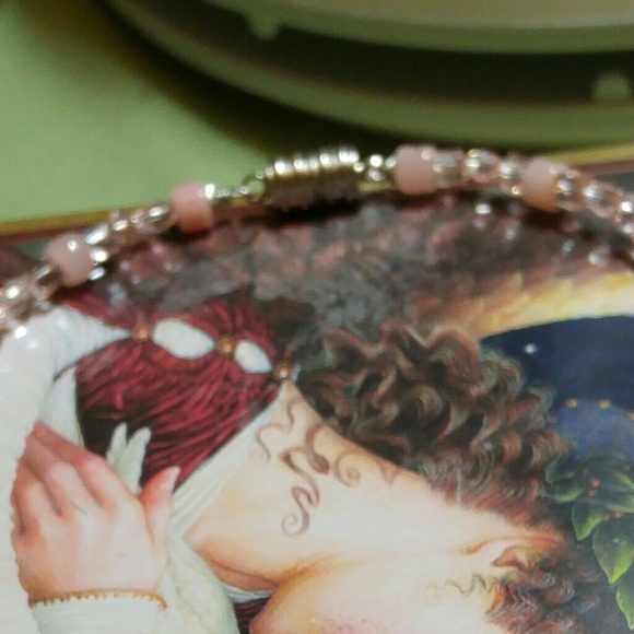 #0070 Peruvian Pink Opal Necklace - Picture 4 of 4