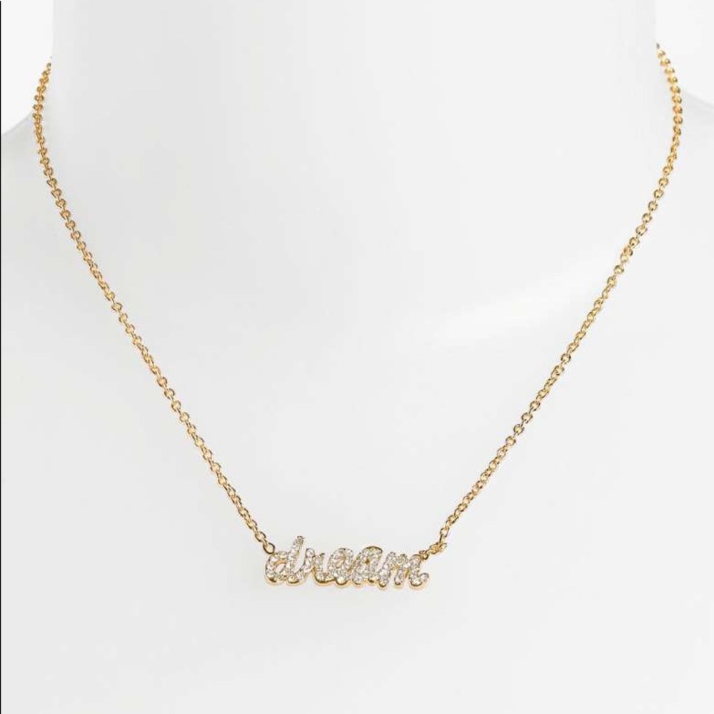 Ariella Nordstrom 'Dream' Script Pendant Necklace