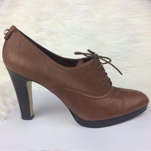 Nine West Platform Heel Oxford Shoes