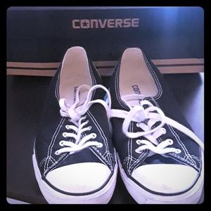 Women's Black Converse All Stars Size 7