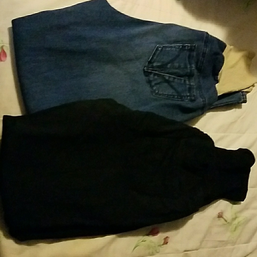 Two maternity pants.