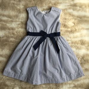 CARTER DRESS - BLUE AND WHITE STRIPES