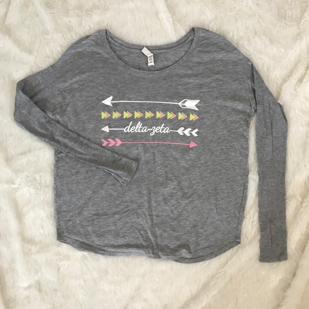 DELTA ZETA FLOWY LONG SLEEVE