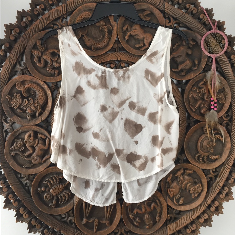 Open-back Crop Tank