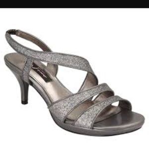 Nina | Silver Sparkle Sandal