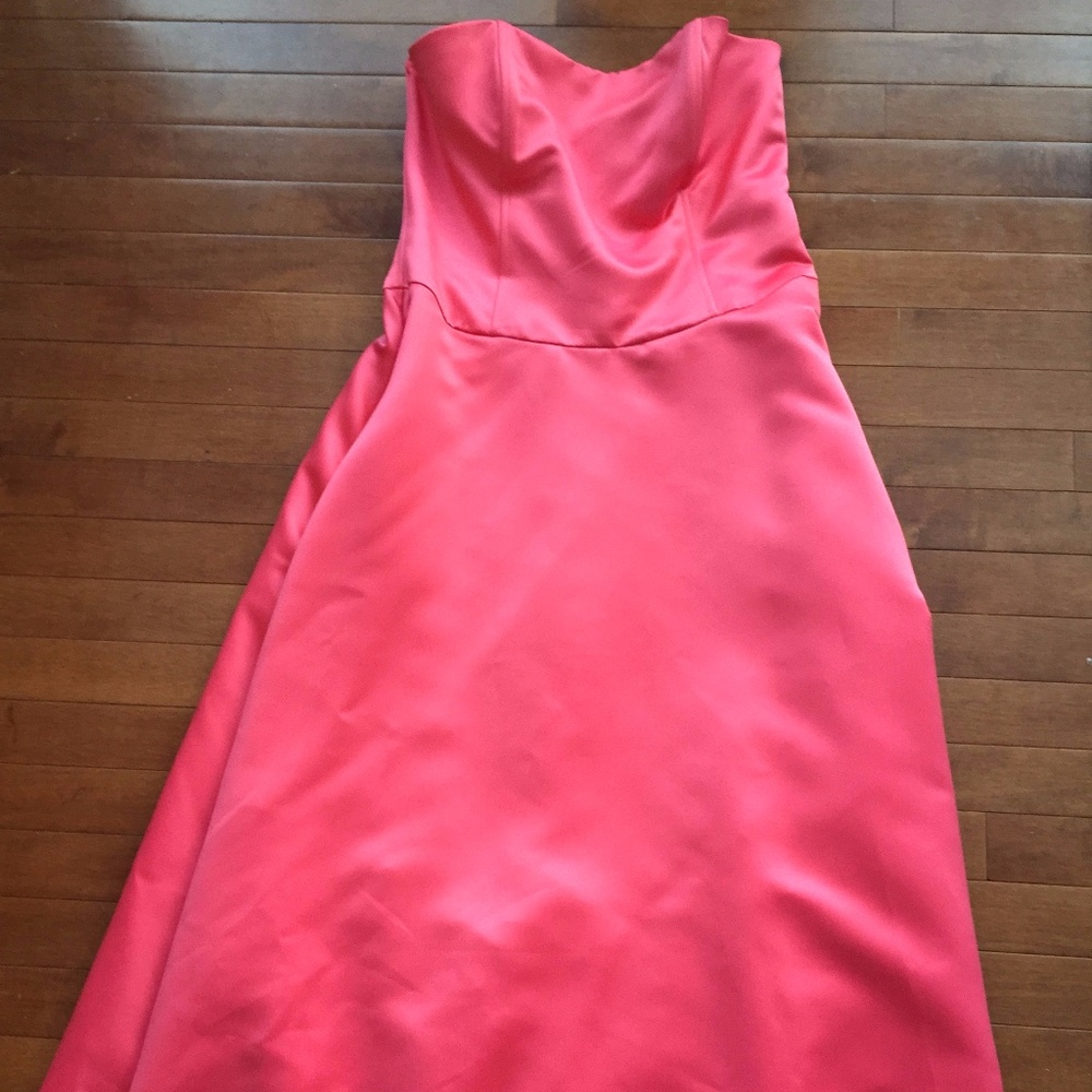 Strapless Tea Length Dress (Size 12)