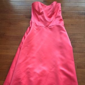 Strapless Tea Length Dress (Size 12)