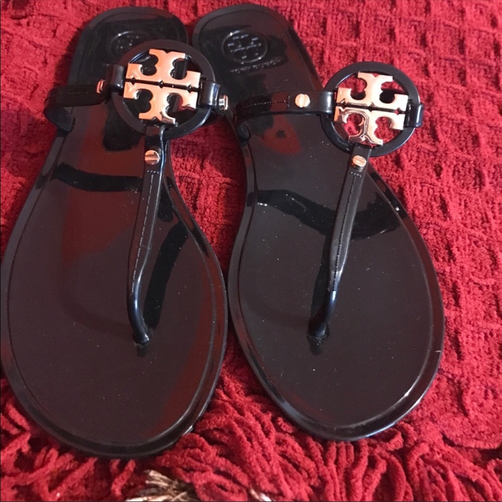 Tory Burch Black Miller Sandals