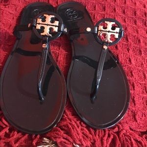 Tory Burch Black Miller Sandals