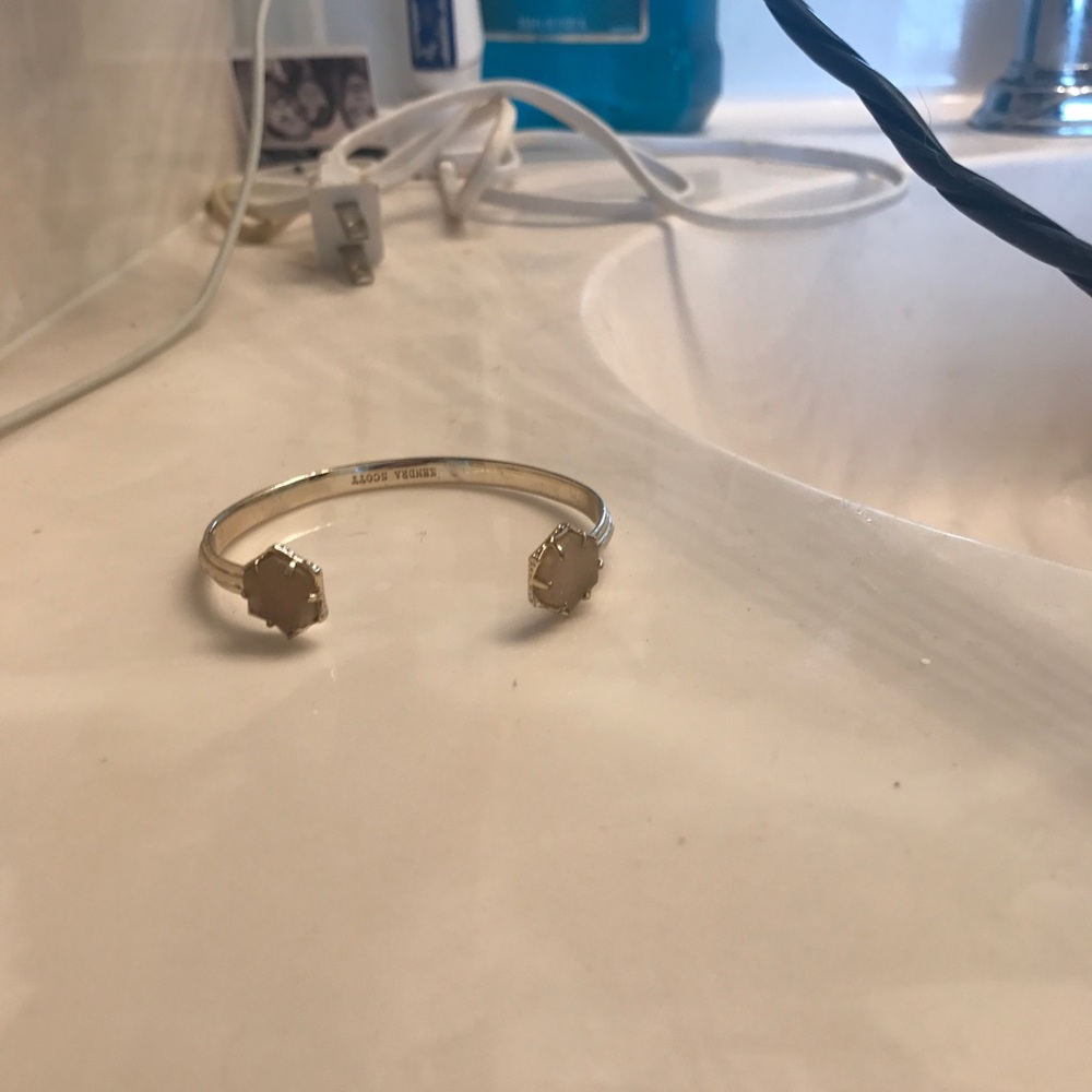 Kendra Scott "Druzzy" White Bracelet Cuff