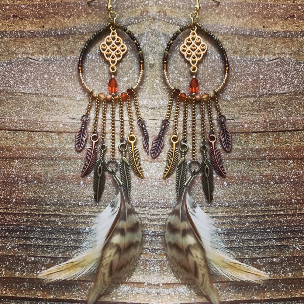 Dreamcatcher earrings