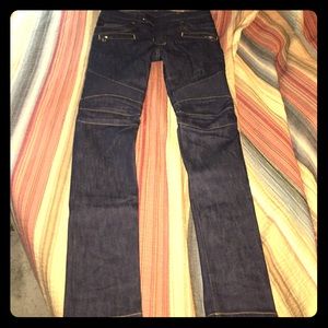 Balmain biker jeans