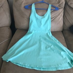 Aqua skater dress