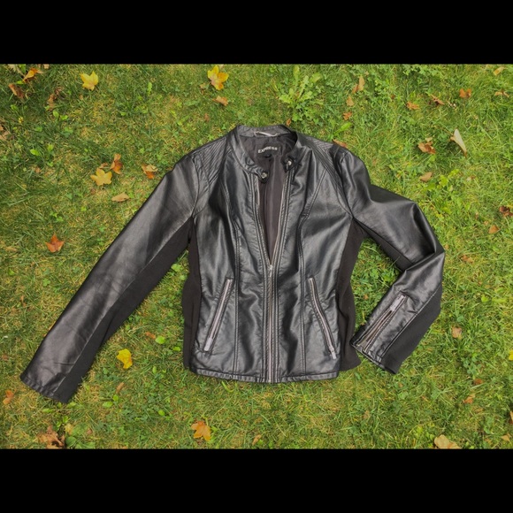 Express Jackets & Blazers - Express faux leather jacket