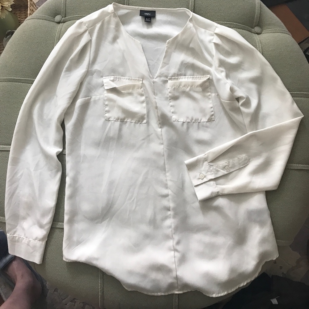 White Chiffon Top