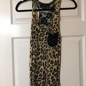 Leopard tank top