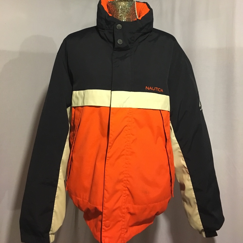 Nautica men's, reversible, ski jacket -waterproof.