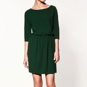 Zara open sleeve cut out peek-a-boo dress