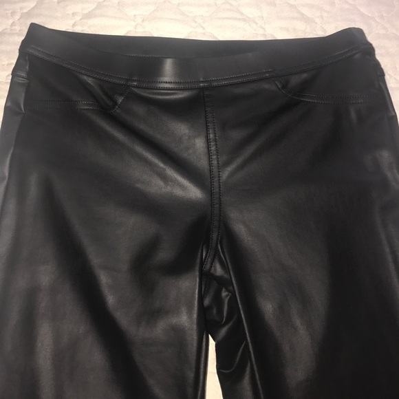 SimplyVera Wang imitation leather leggings small - Picture 2 of 6