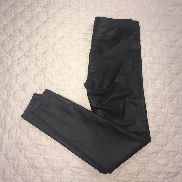 SimplyVera Wang imitation leather leggings small - Picture 3 of 6