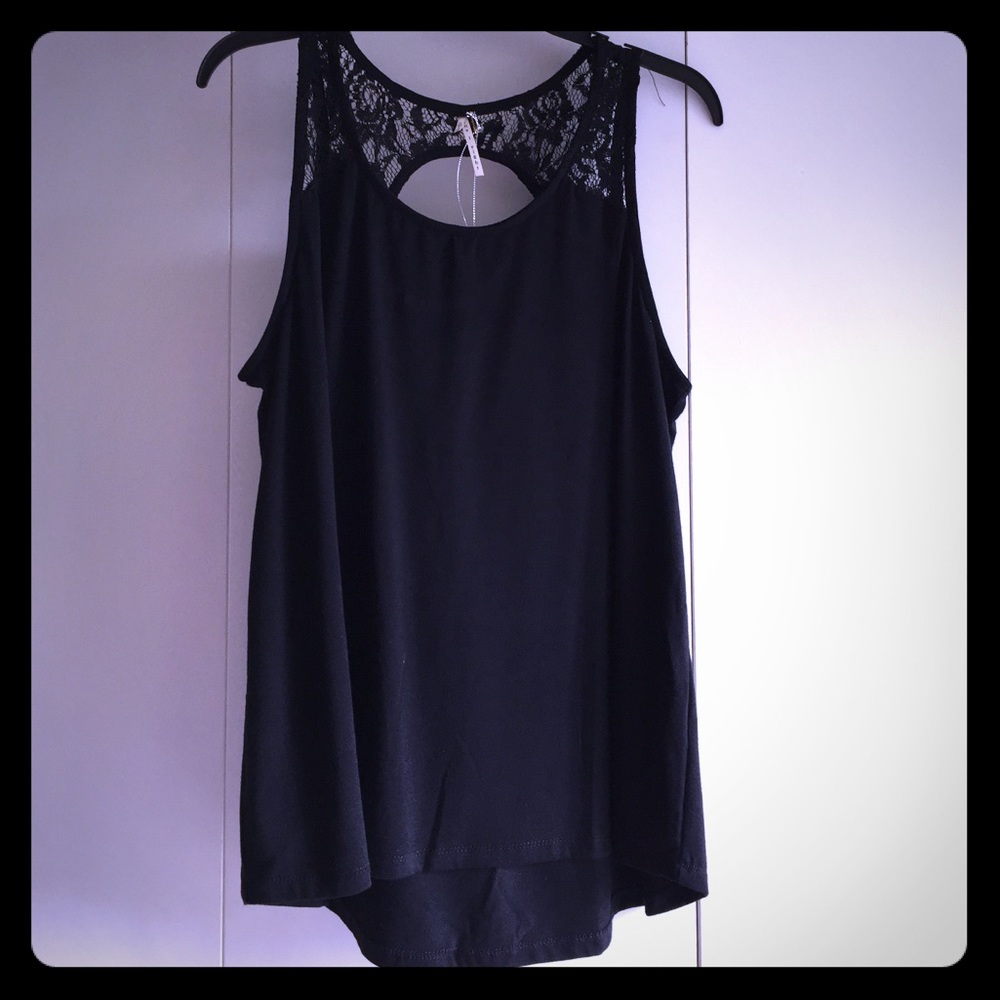 Black Lace Tank
