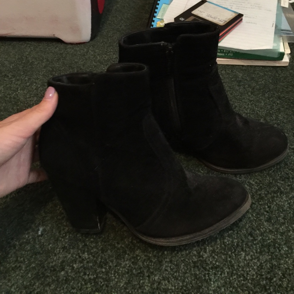 Black booties