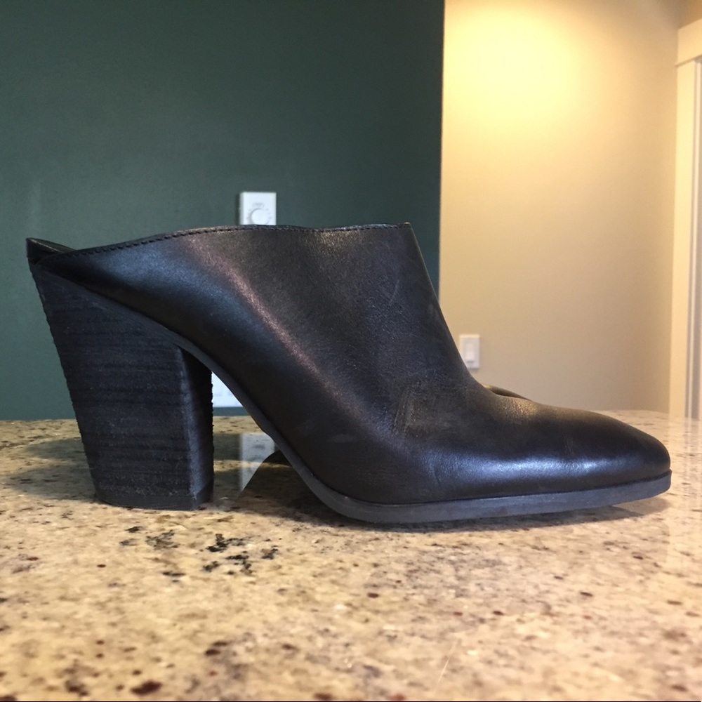 Kate Spade black mules
