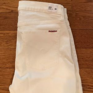 Midrise Nico White Hudson Jeans