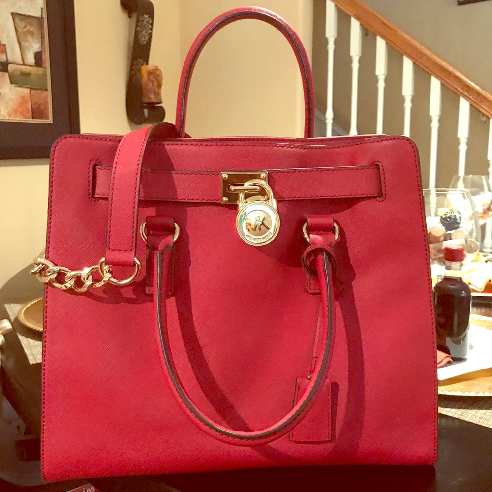 Michael Kors Hamilton bag - Red