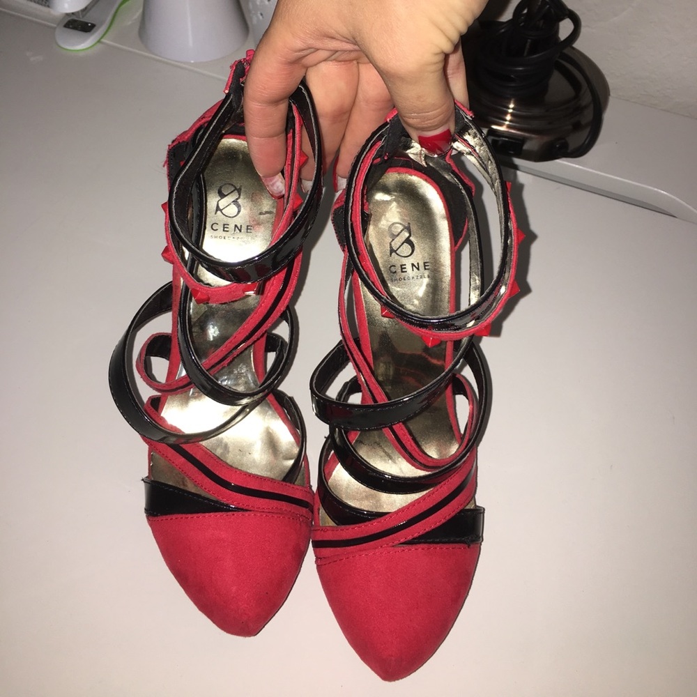 Black and Red Heels
