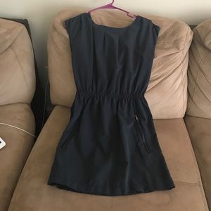 Velvet gray dress