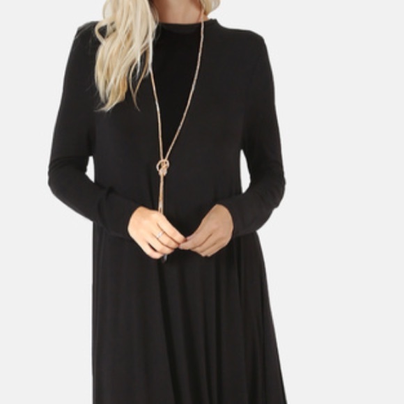 ✨Long Sleeves Midi Dress - Picture 2 of 4