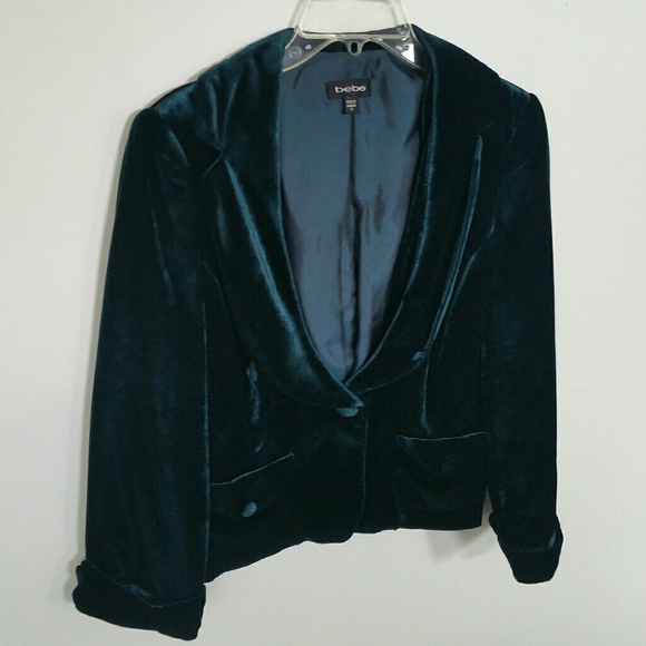 BEBE Velvet Blazer NEW! !! - Picture 1 of 6
