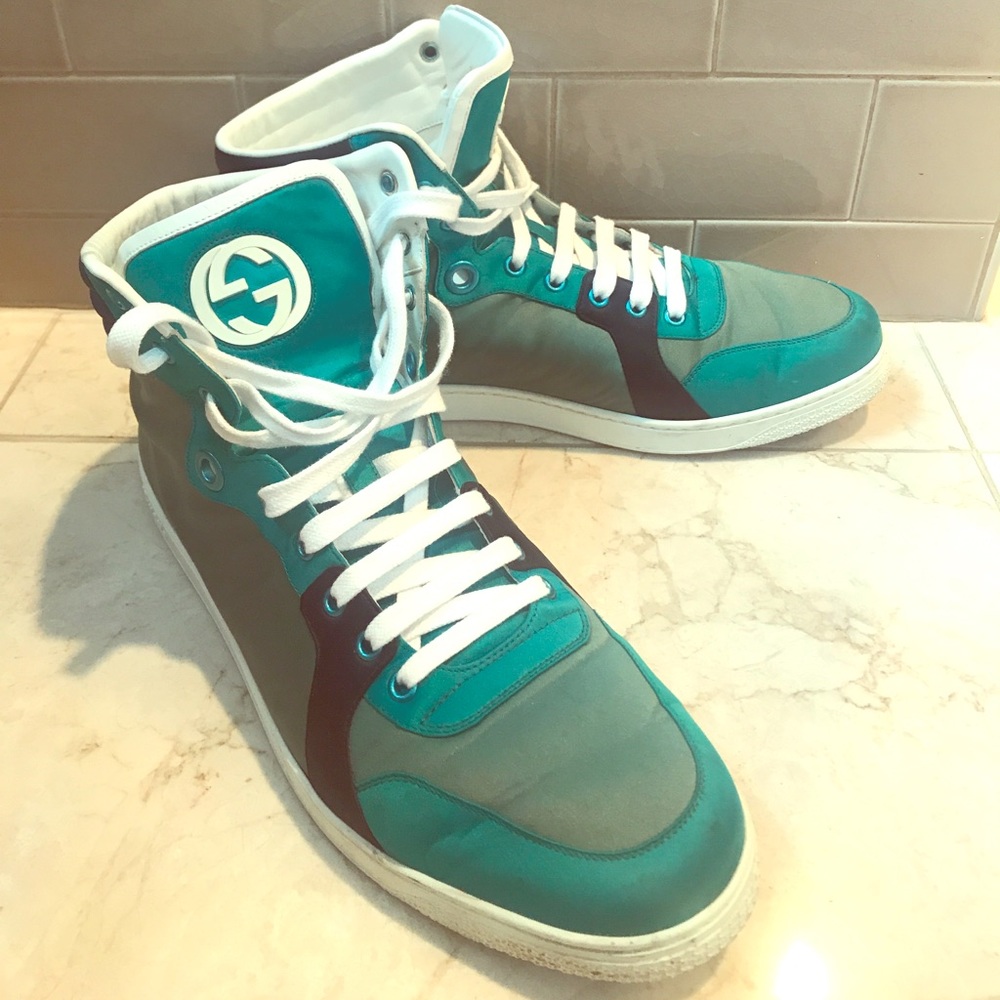 AUTHENTIC GUCCI High-Top Sneakers