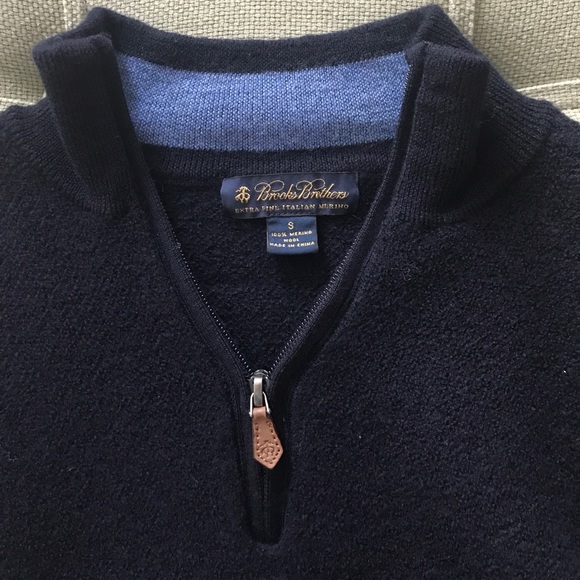 Brooks Brothers Quarter Zip Sweater - Picture 2 of 2