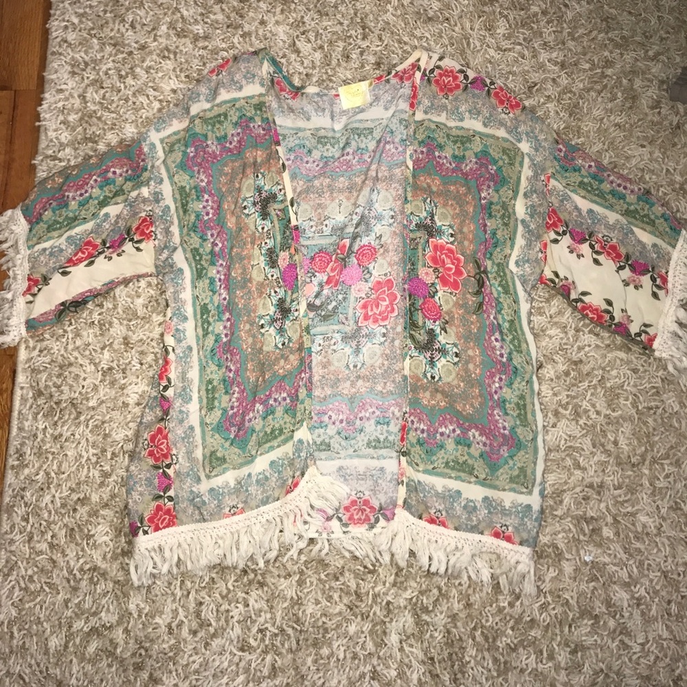 Floral cardigan