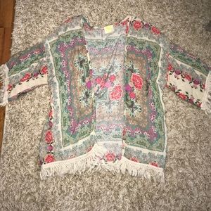 Floral cardigan